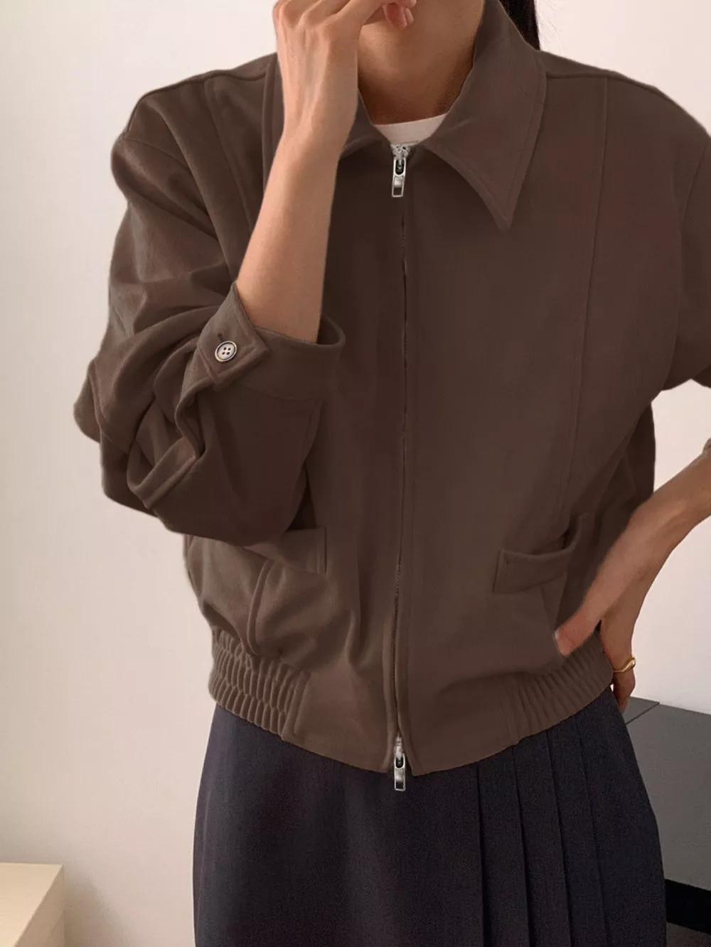 Zip Up Long Sleeve Jacket, image 7