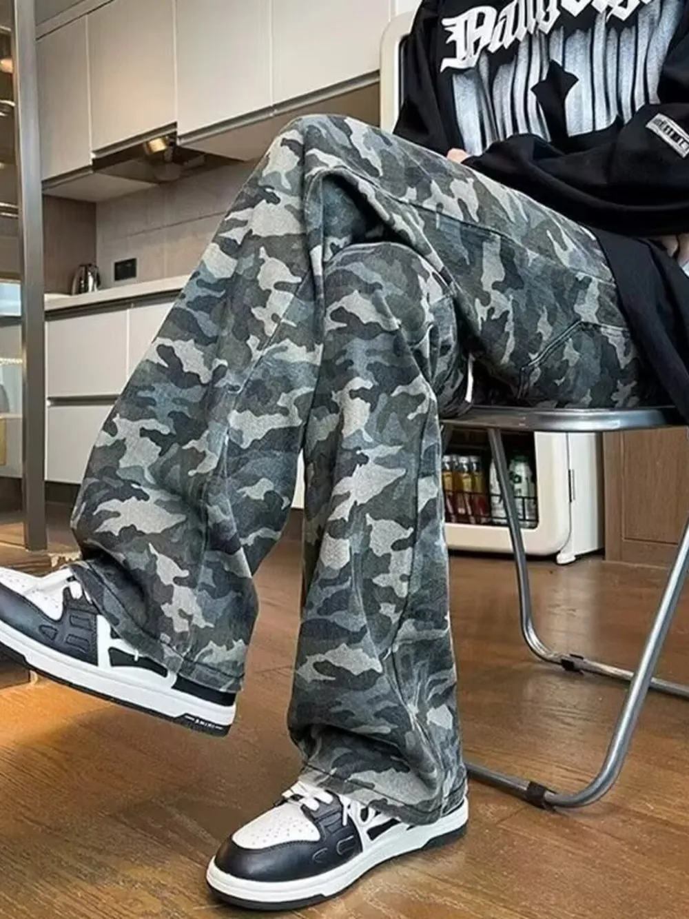 Men's Full Size Camo Print Relaxed Fit Jeans Plus Size, image 6