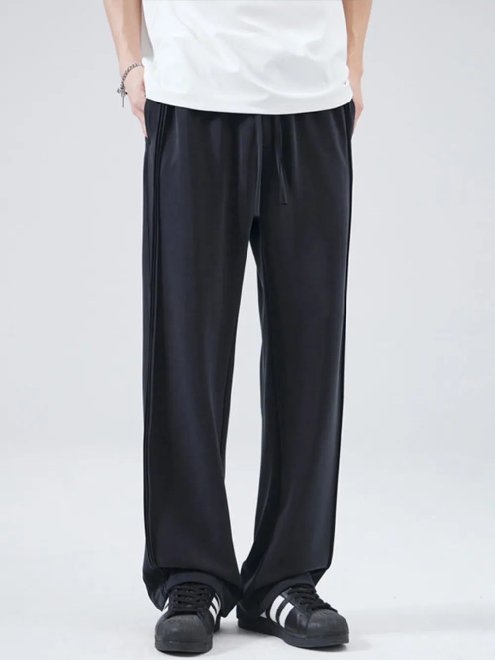Men's Full Size Loose Fit Casual Pants Plus Size