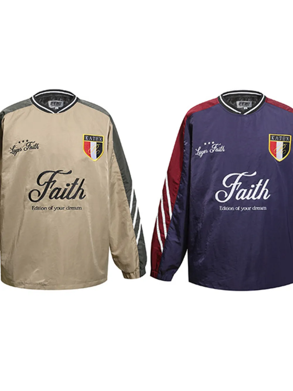 Men's Contrast Pullover Windbreaker with Embroidered Detail, image 9