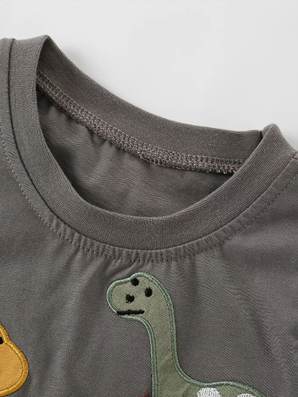 Children's Dinosaur Applique T-Shirt and Shorts Set, image 3