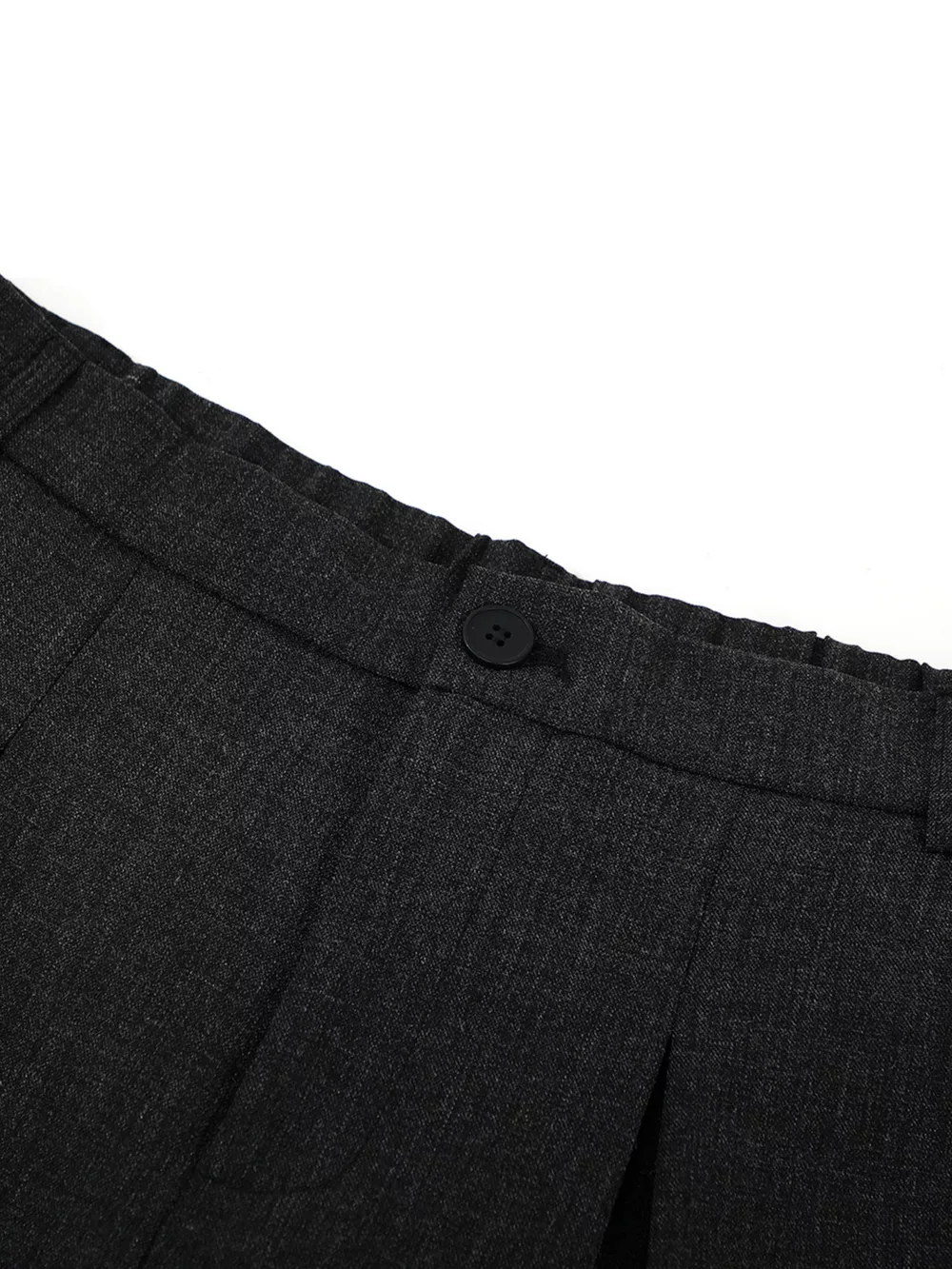 Men's High-Waisted Pleated Wide-Leg Capri Pants, image 8