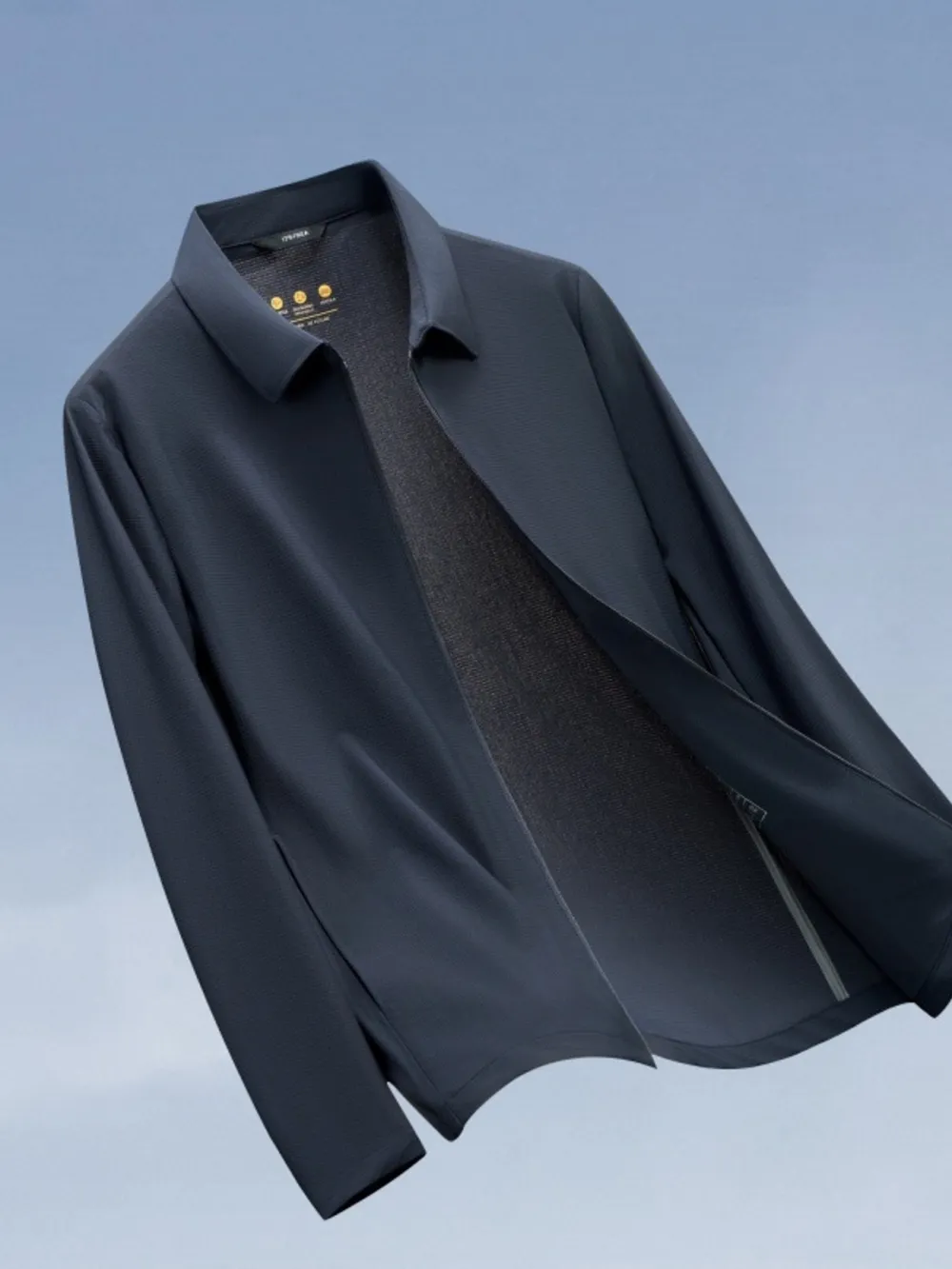 Men's Plus Size Zip Up Long Sleeve Jacket, image 4