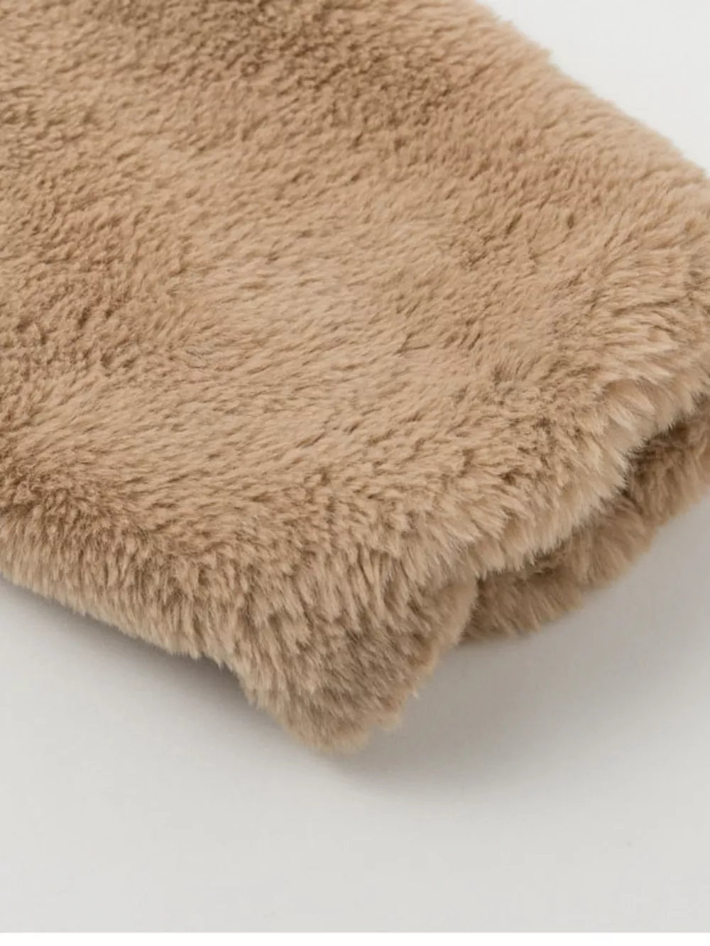 Full Size Faux Fur Cropped Zip-Up Jacket Plus Size, image 7