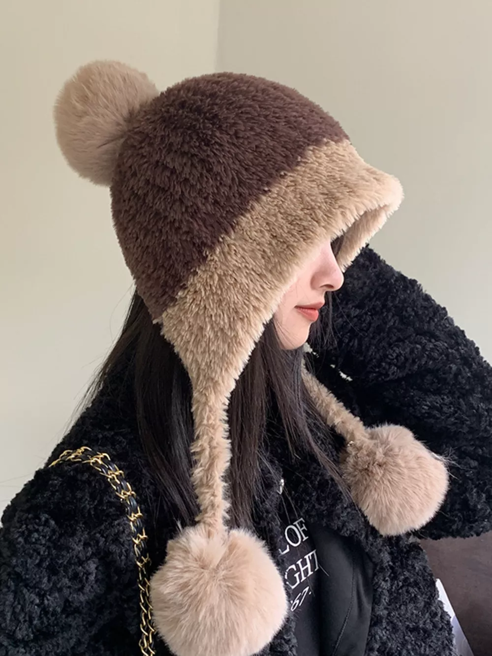 Plush Pom-pom Hat, image 6
