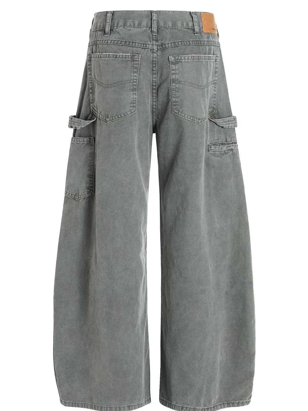 Men's Washed Distressed Curved Jeans, image 3