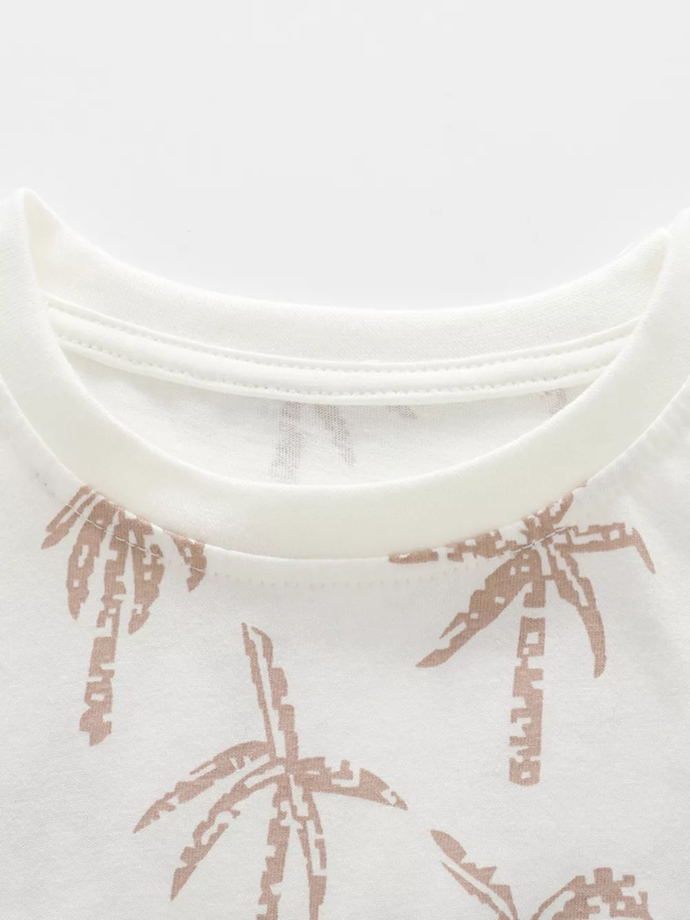 Children's Tropical Palm Print Tee and Shorts Set, image 5