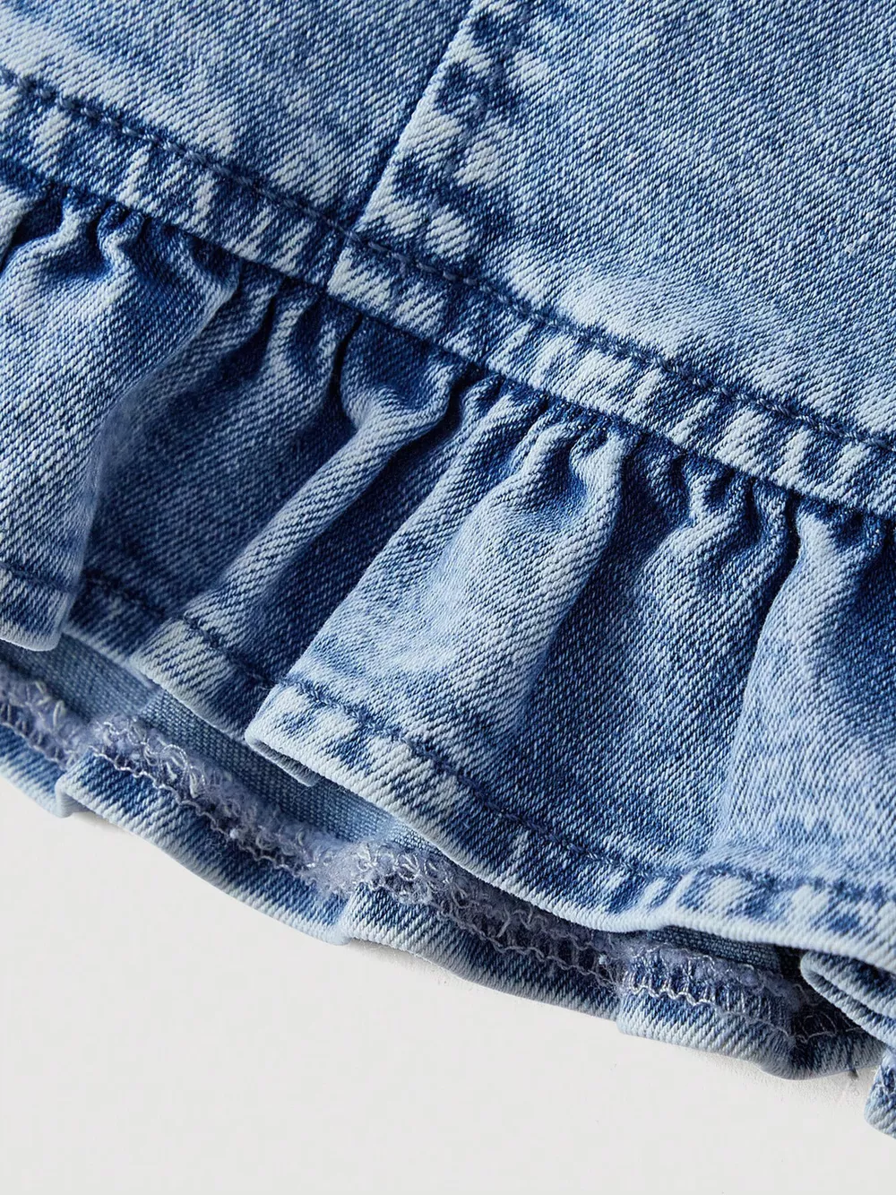 Sweetheart Neck Denim Cami, image 3