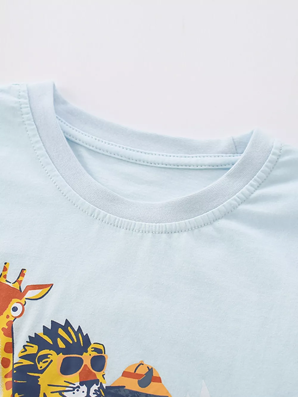 Children's Animal Graphic Tee and Shorts Set, image 2