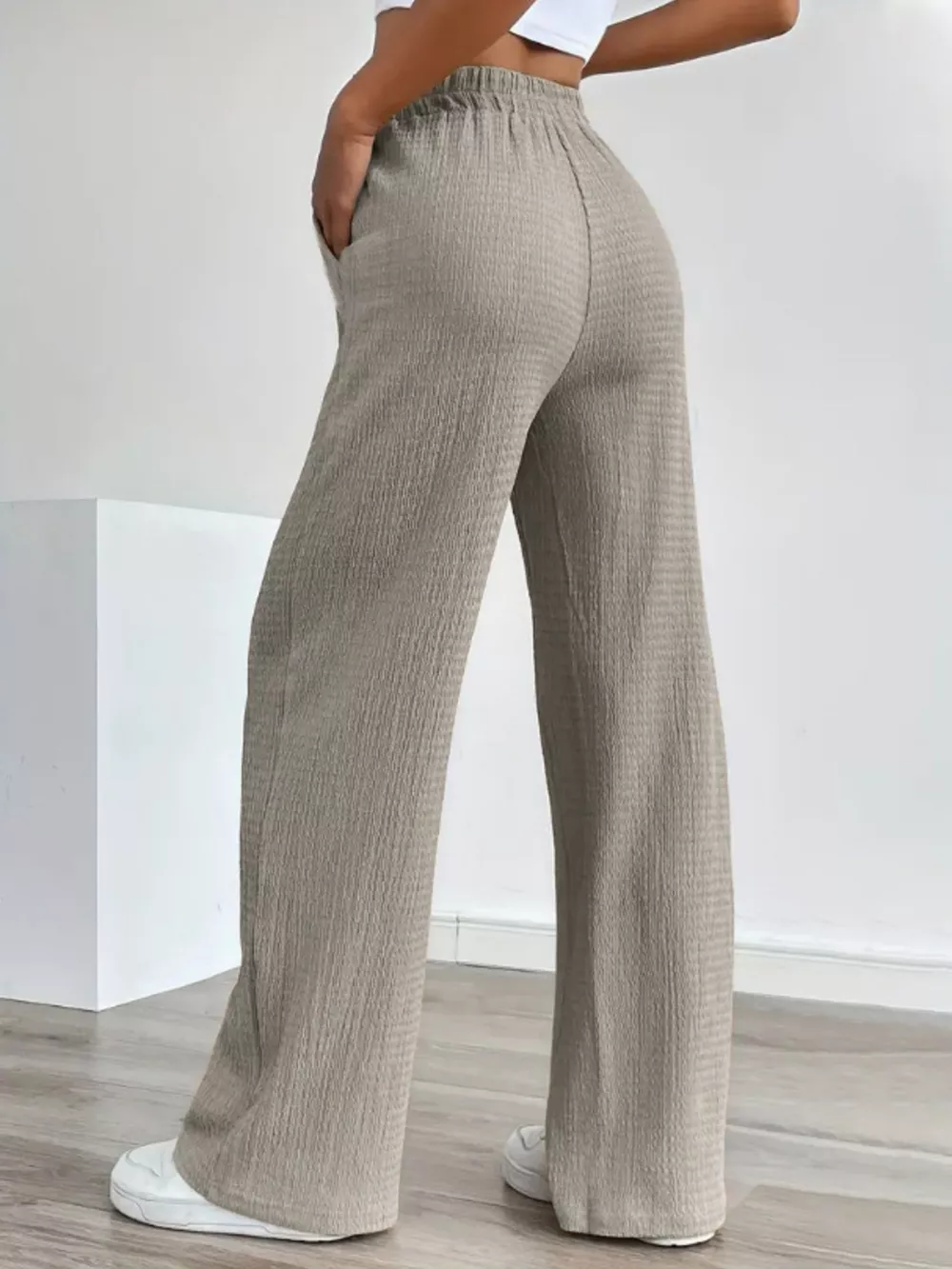 Texture Wide Leg Pants, image 10