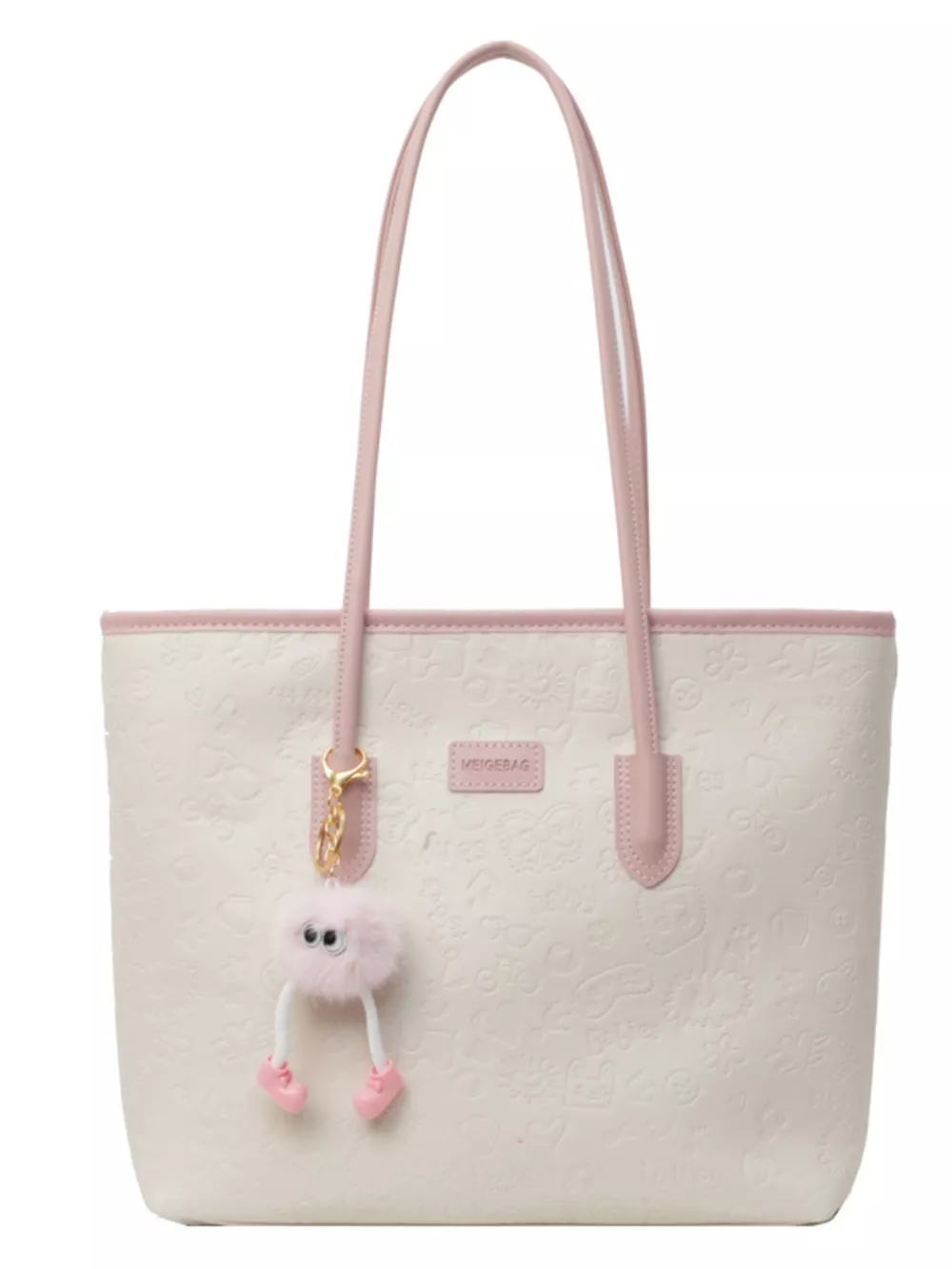 Embossed Pattern Tote Bag, image 12