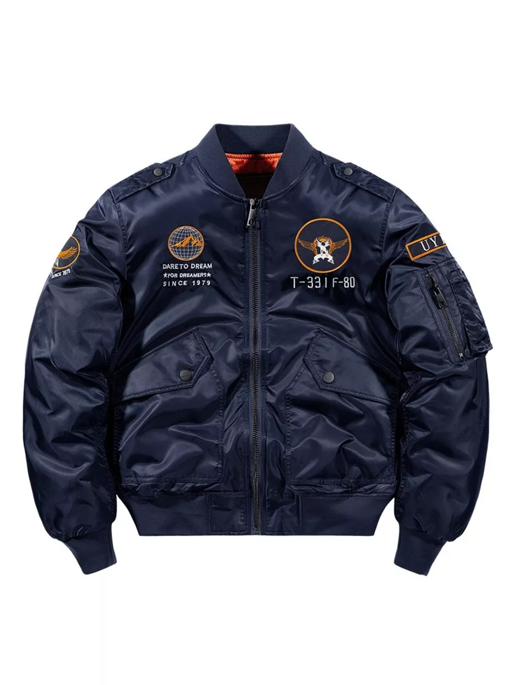 Men's Plus Size Zip Up Long Sleeve Jacket, image 2