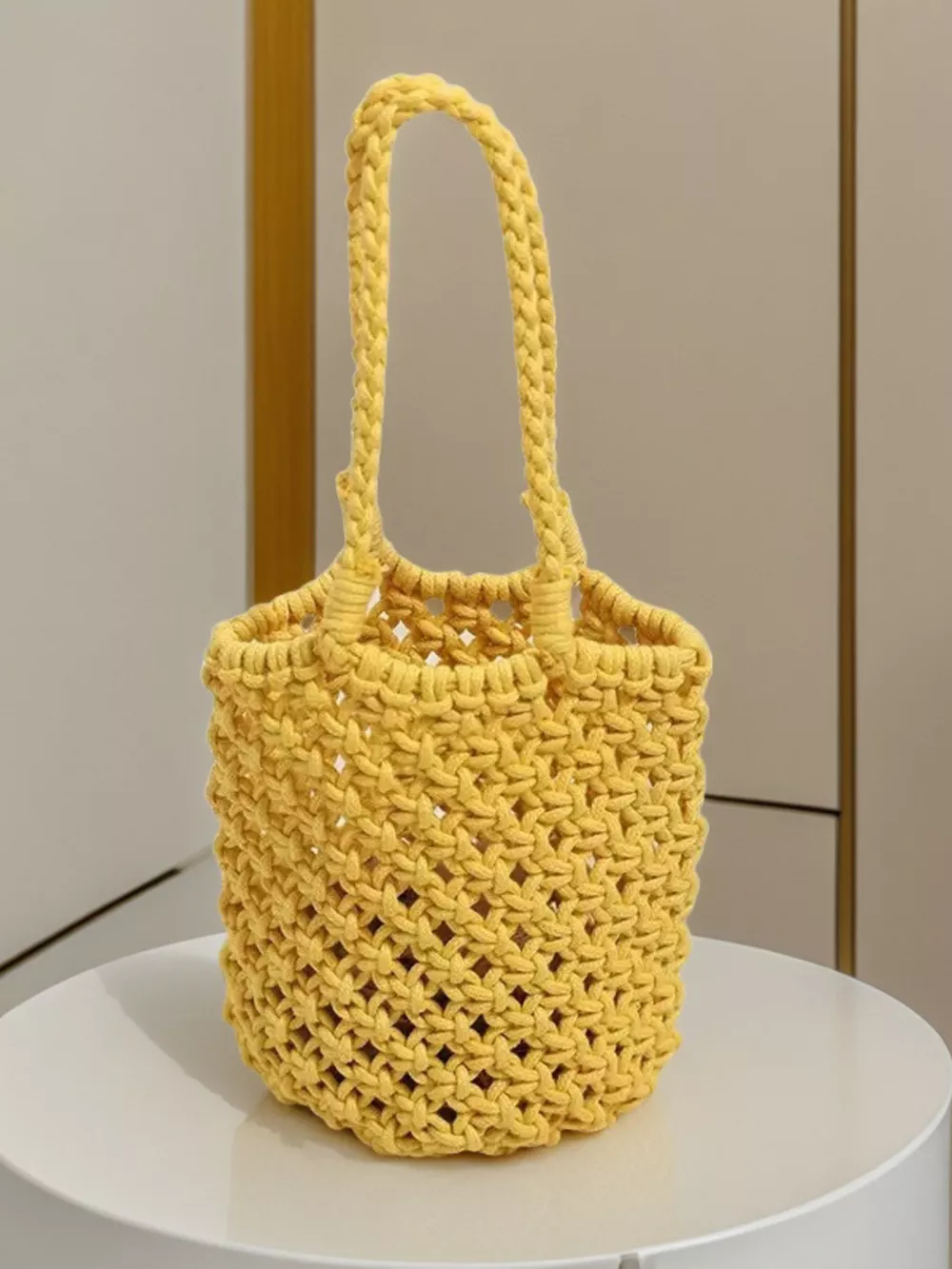 Handmade Crochet Handbag, image 4