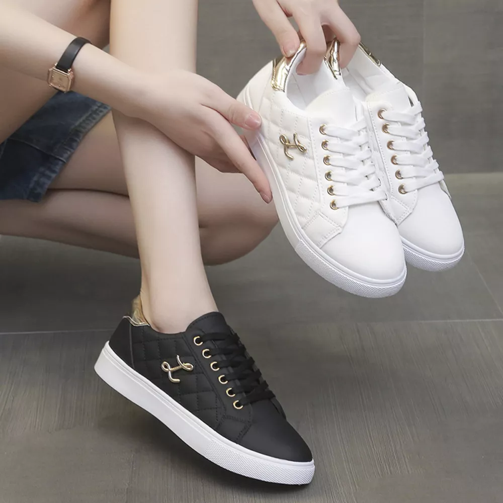 Round Toe Lace Up Sneakers, image 2