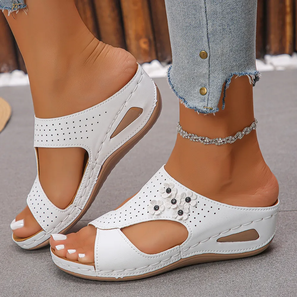 Open Toe Wedge Sandals, image 17
