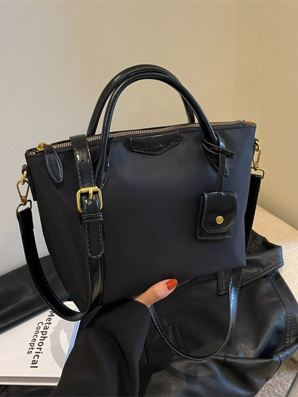 Top Handle Crossbody Bag