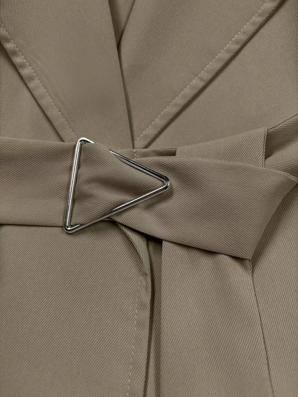 Lapel Collar Longline Trench Coat, image 11