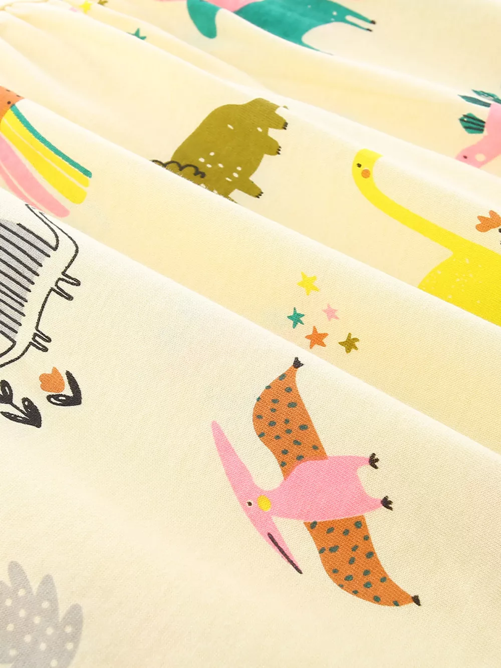 Children's Cartoon Dinosaur Print Casual Dress, image 5