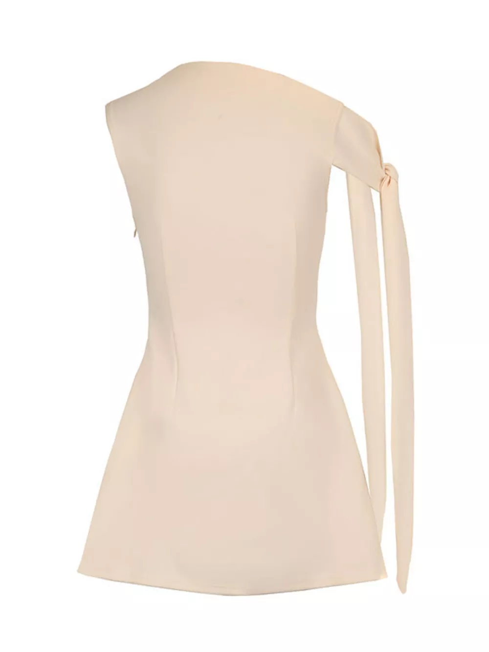 One-Shoulder Bowknot Mini Dress, image 11