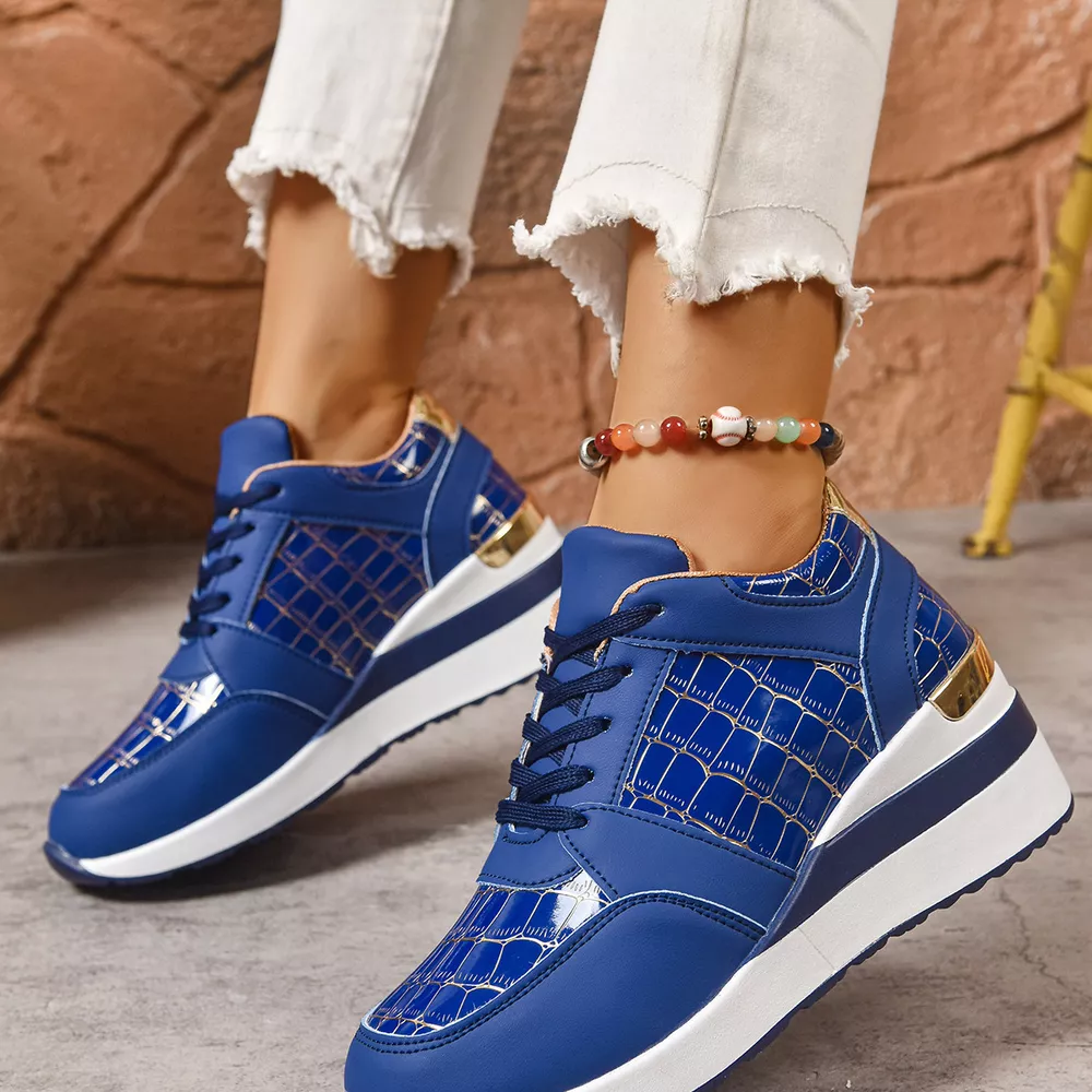 Lace Up Round Toe Sneakers, image 10