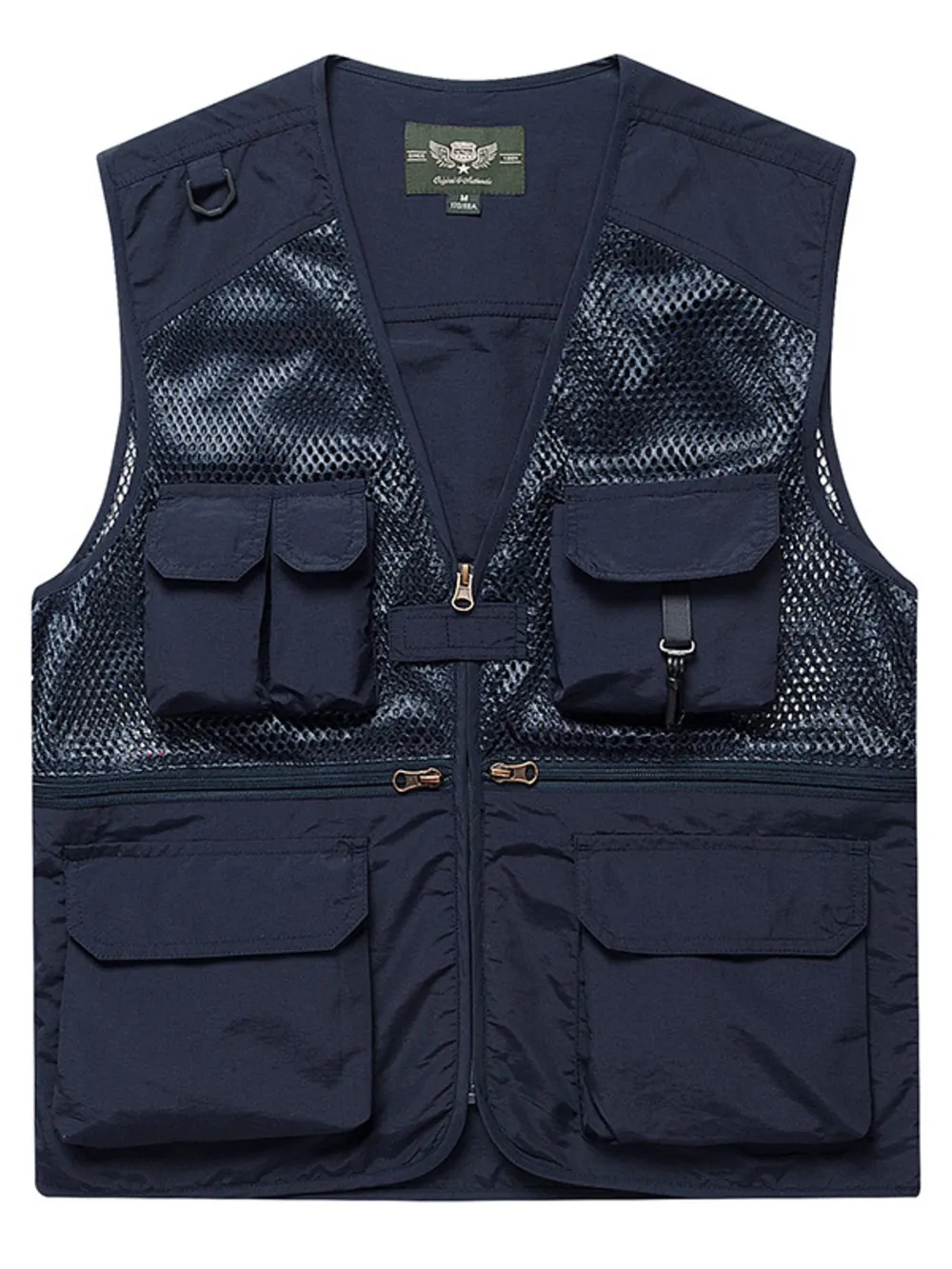 Men's Full Size Multi-Pocket Breathable Vest Plus Size, image 8
