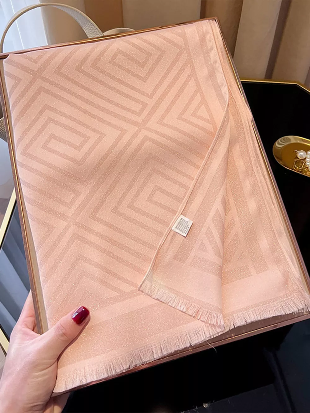 Raw Hem Lightweight Scarf, image 6
