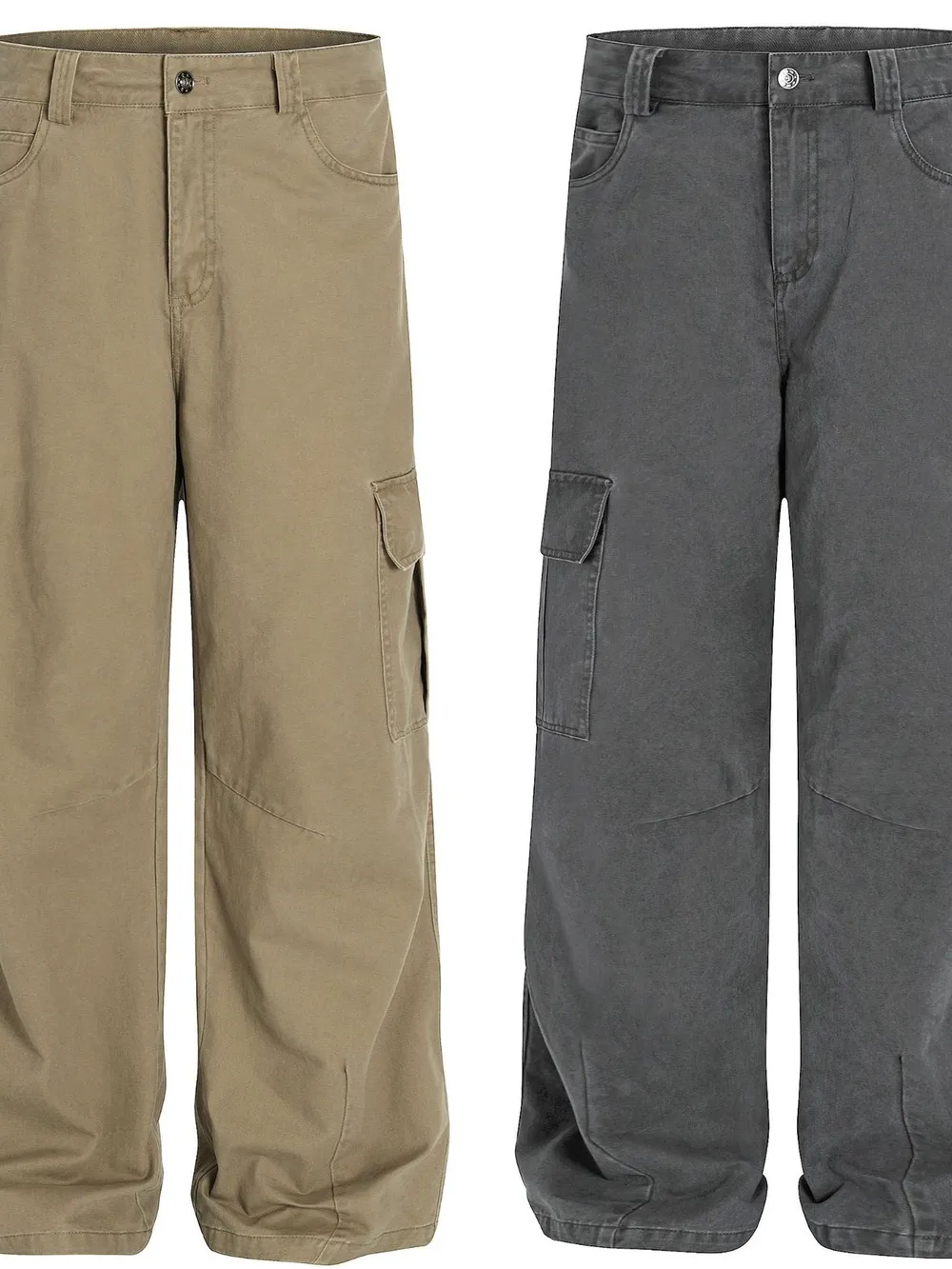 Men's Cargo Wide Leg Utility Pants, image 4