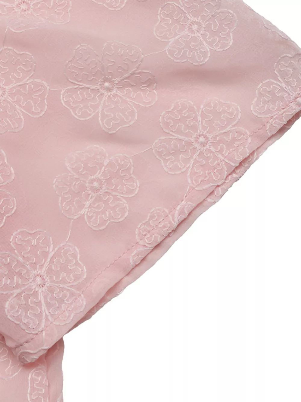 Floral Embroidered Pearl Trim Blouse, image 9