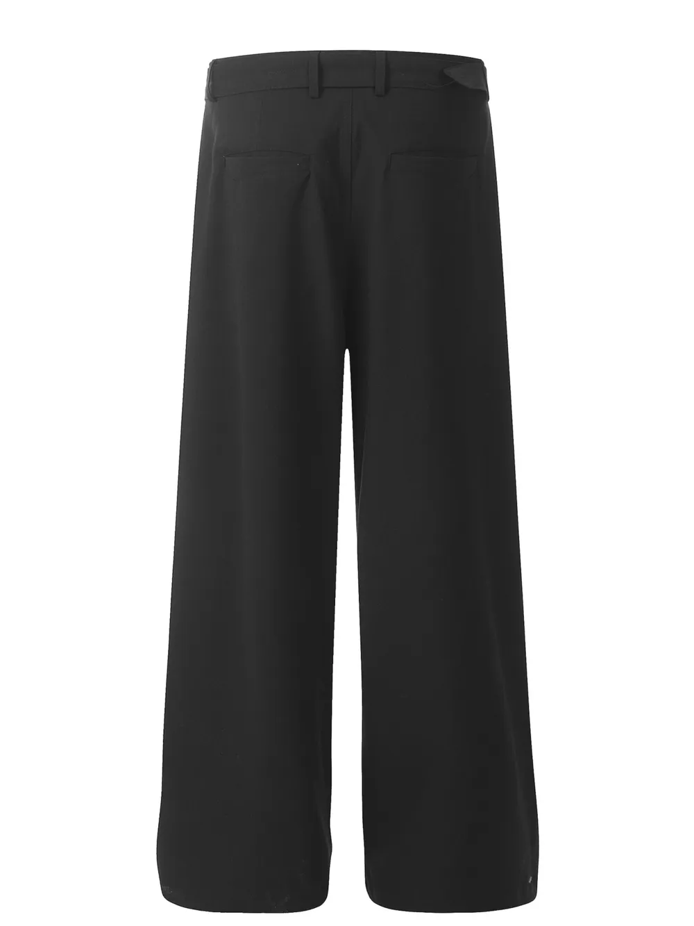 Men's Wide Leg High Waist Pants with Belt, image 3