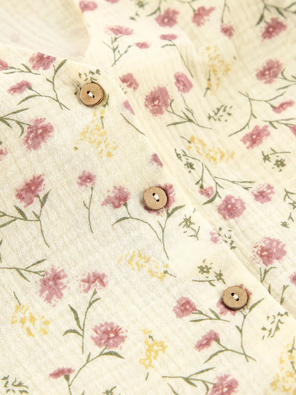 Floral Print Button-Down Top and Pants Lounge Set, image 11