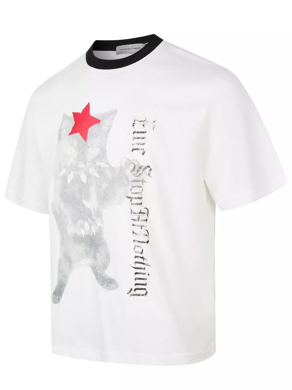 Men's Cat Star Graphic Short Sleeve T-Shirt, image 2