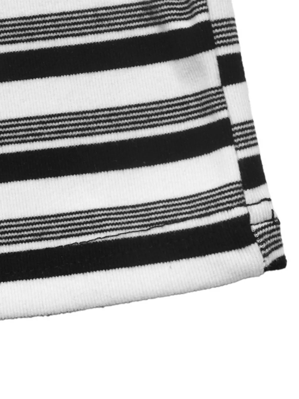 Striped Polo Collar Midi Dress, image 12