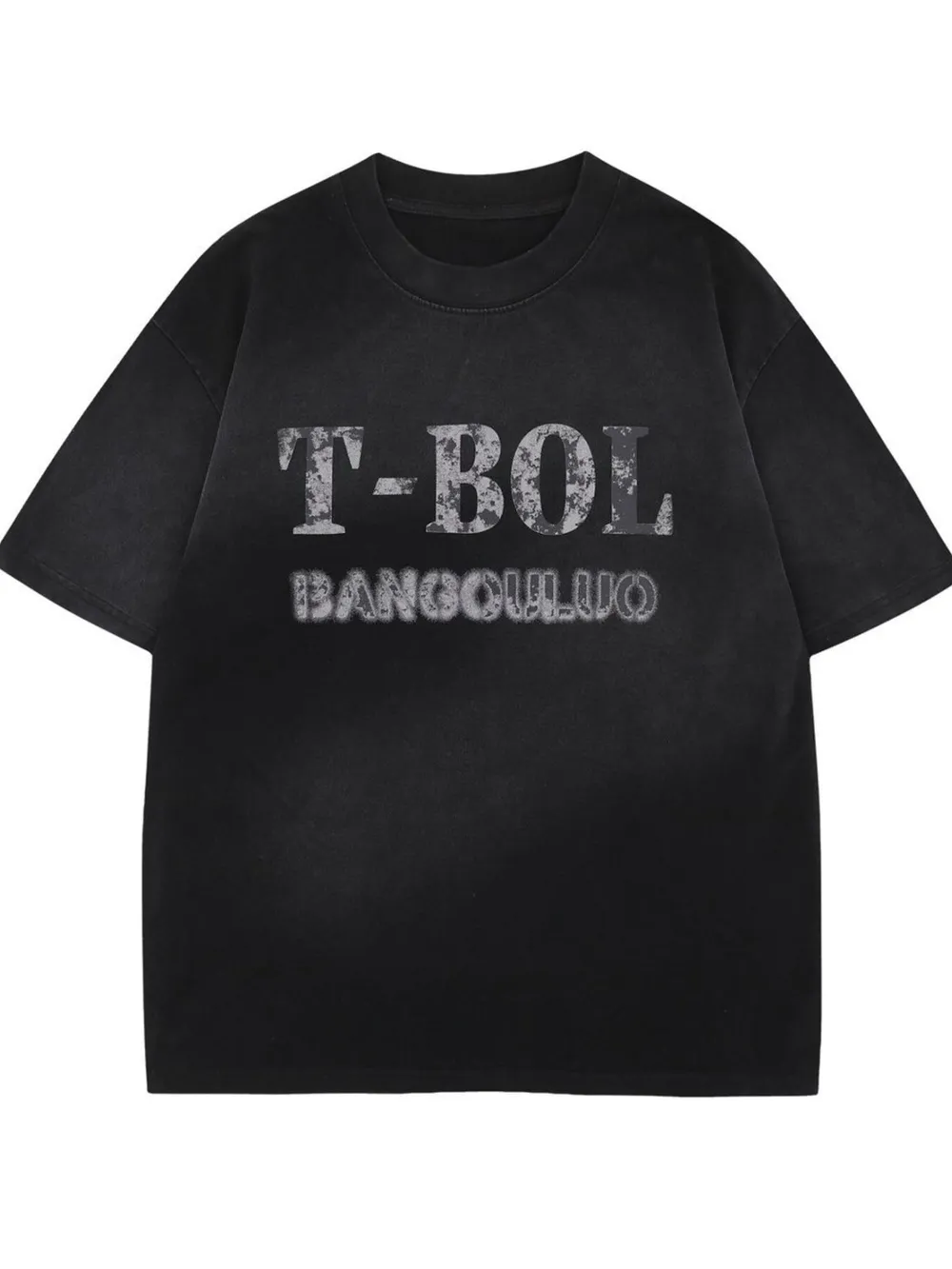 Men's Letter Graphic Round Neck Short Sleeve T-Shirt