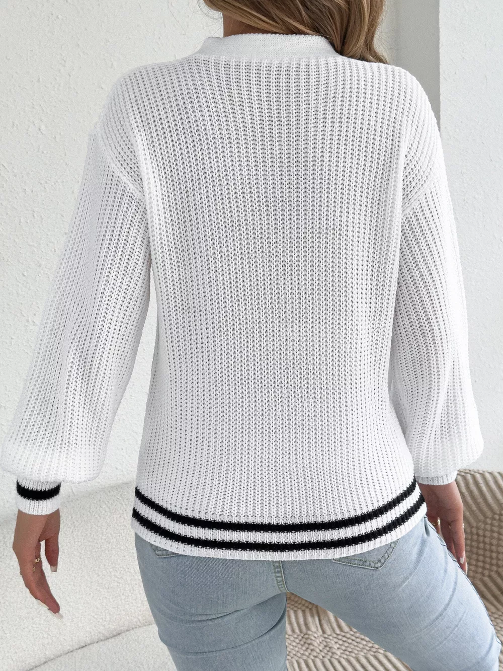 Cutout Cable Knit Sweater, image 19