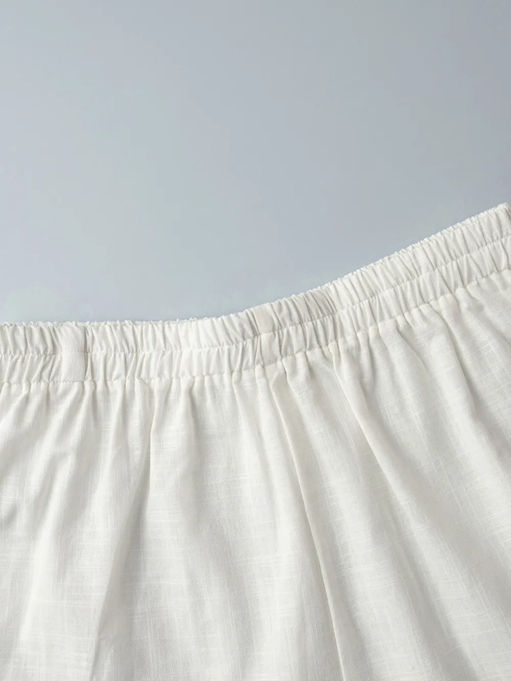 Tie Front Long Sleeve Top and Shorts Set, image 13