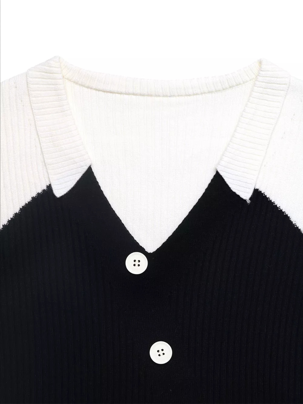 Color Block V-Neck Sweater, image 8