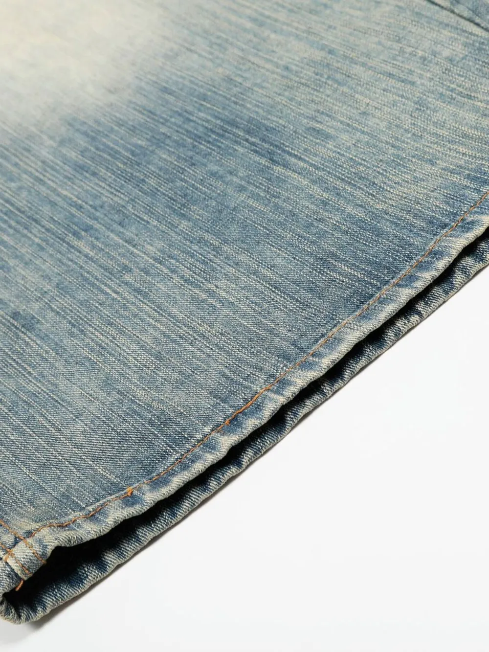 Men's Wash Wide-Leg Denim Shorts, image 5