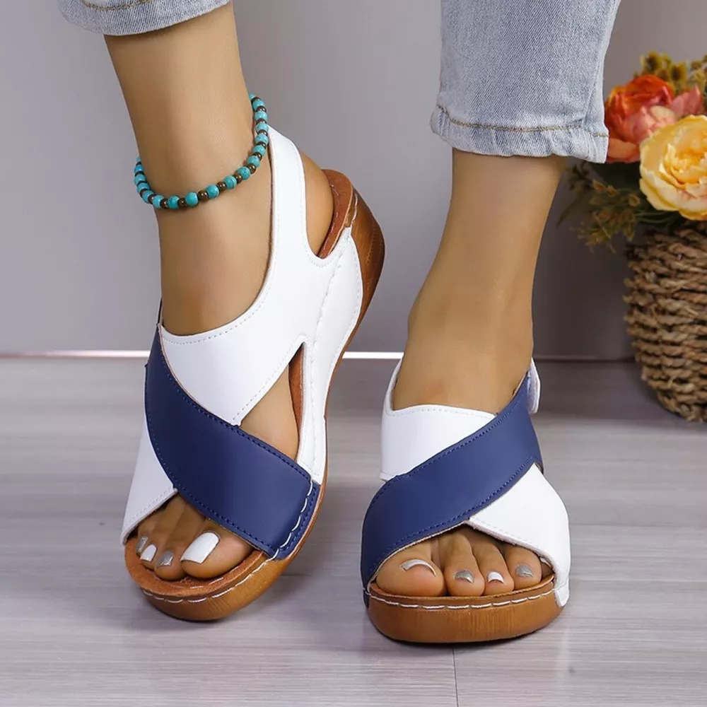 Open Toe Wedge Sandals, image 4