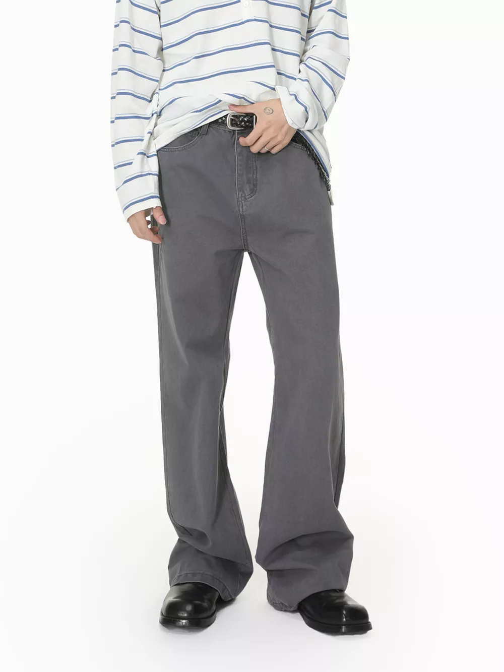 Men's Washed Loose Fit Jeans
