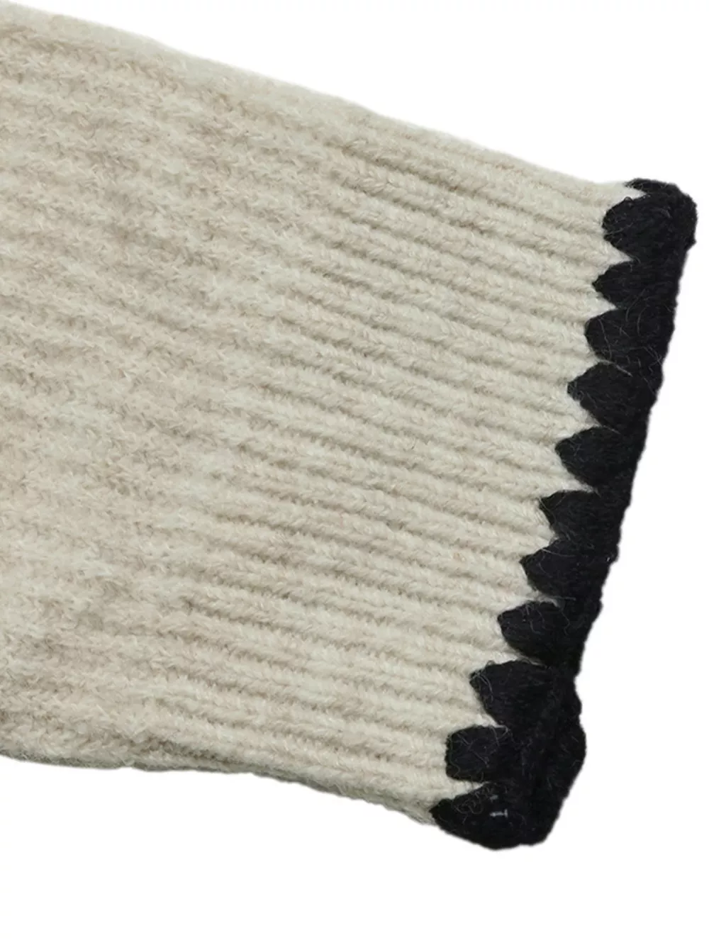 Contrast Trim Dropped Shoulder Sweater, image 9