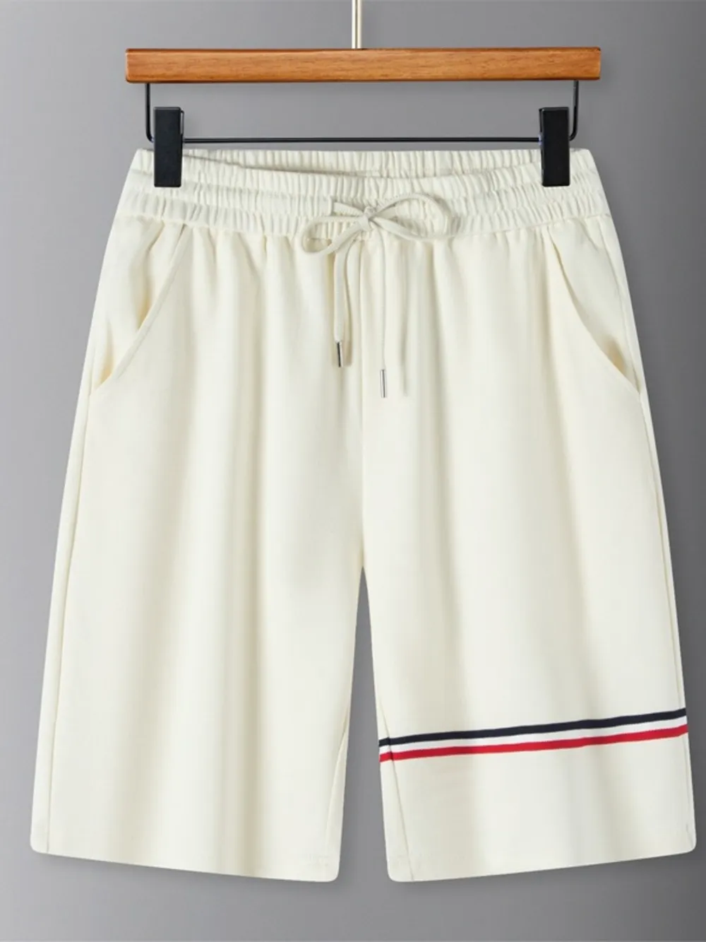 Men's Plus Size Drawstring Shorts with Pockets, image 4