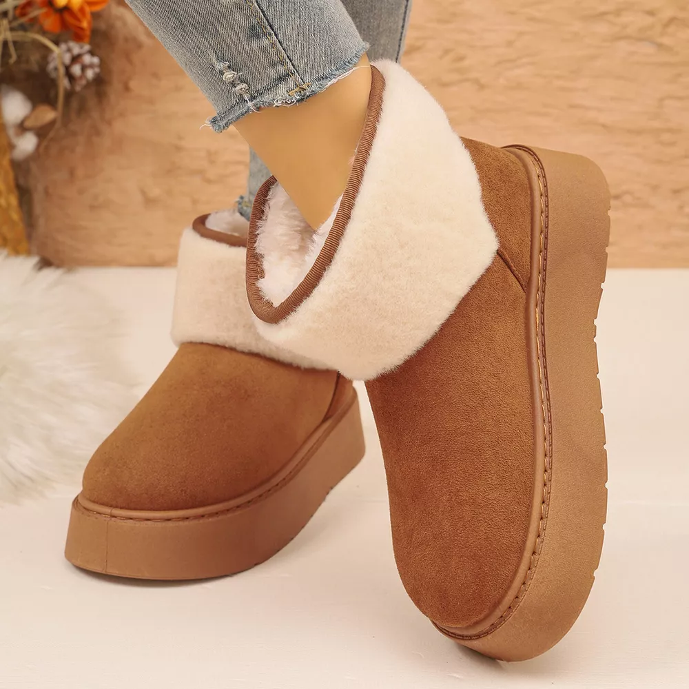 Round Toe Platform Boots, image 6