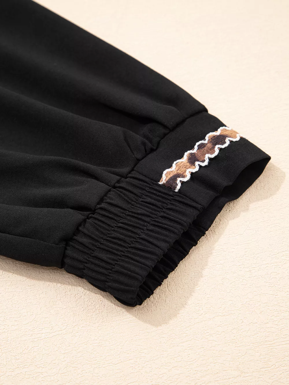 Contrast Trim Bracelet Sleeve Shift Mini Dress, image 12