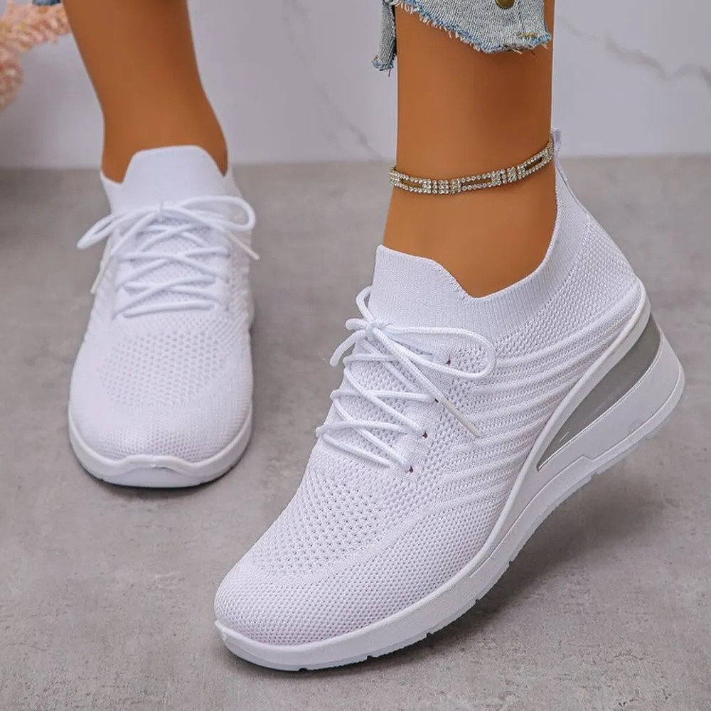 Lace Up Wedge Athletic, image 14