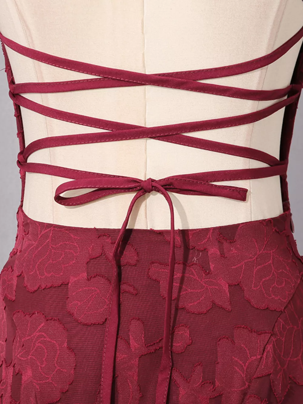 Lace Spaghetti Strap Maxi Dress, image 11