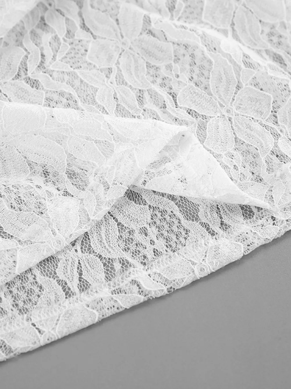 Lace V-Neck Flare Sleeve Blouse, image 11