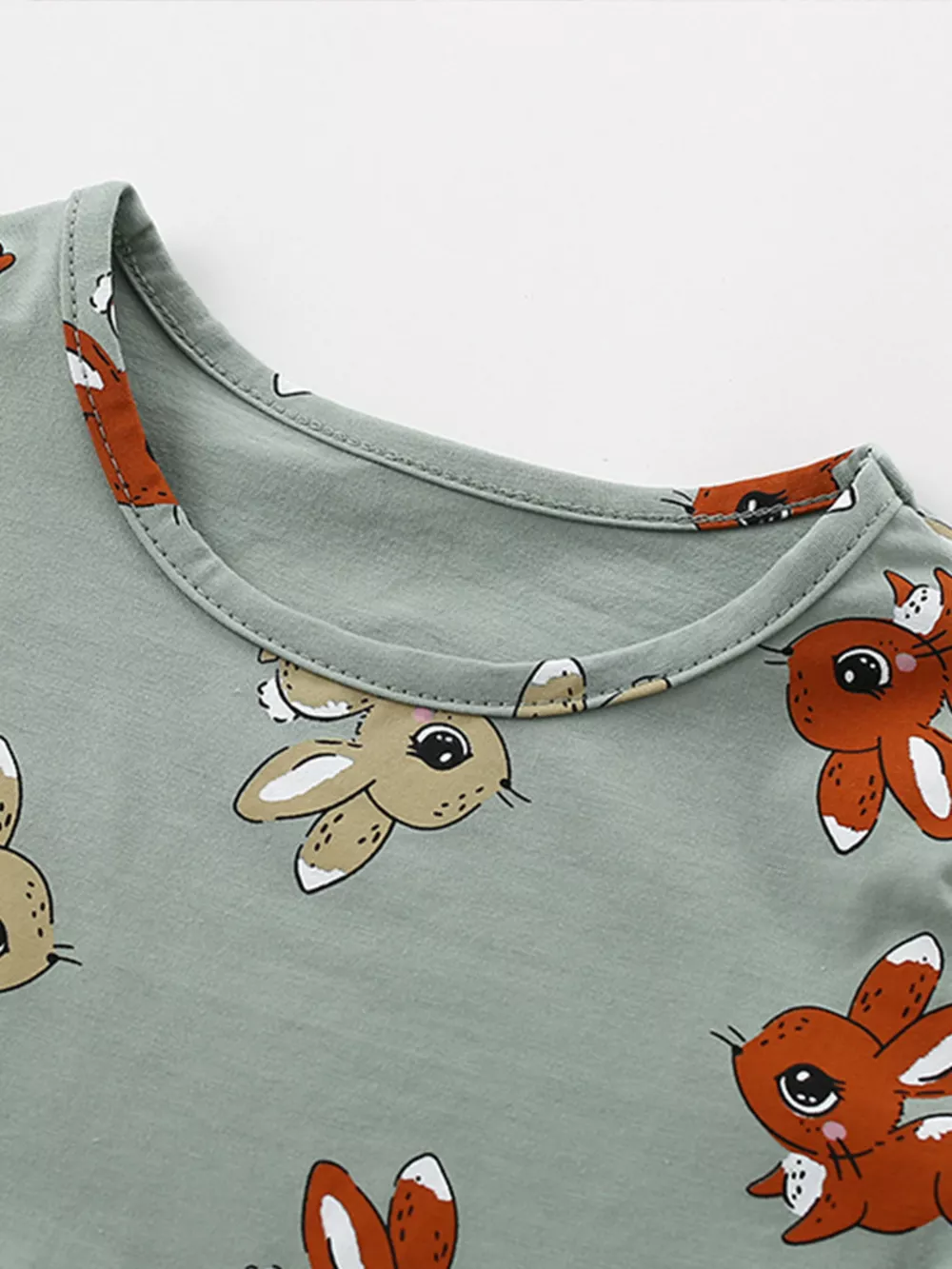 Children's Cute Cartoon Print Tiered Dress, image 4