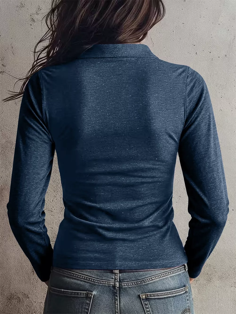 Slim Fit Long Sleeve Quarter-Zip T-Shirt, image 14