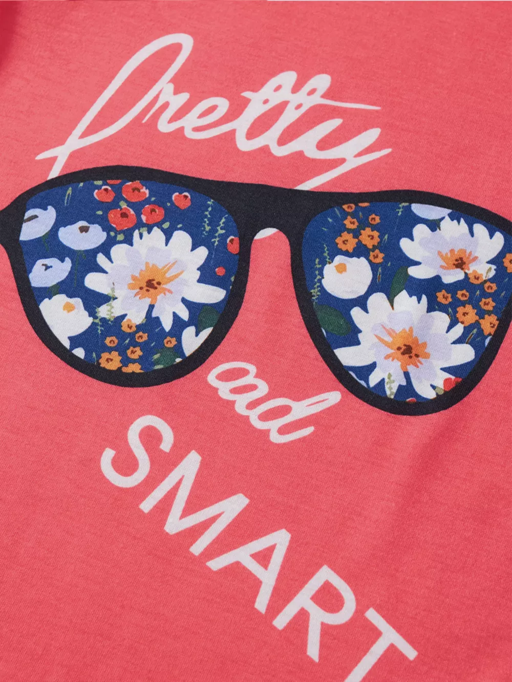 Children's Floral Print Tee and Shorts Set, image 5