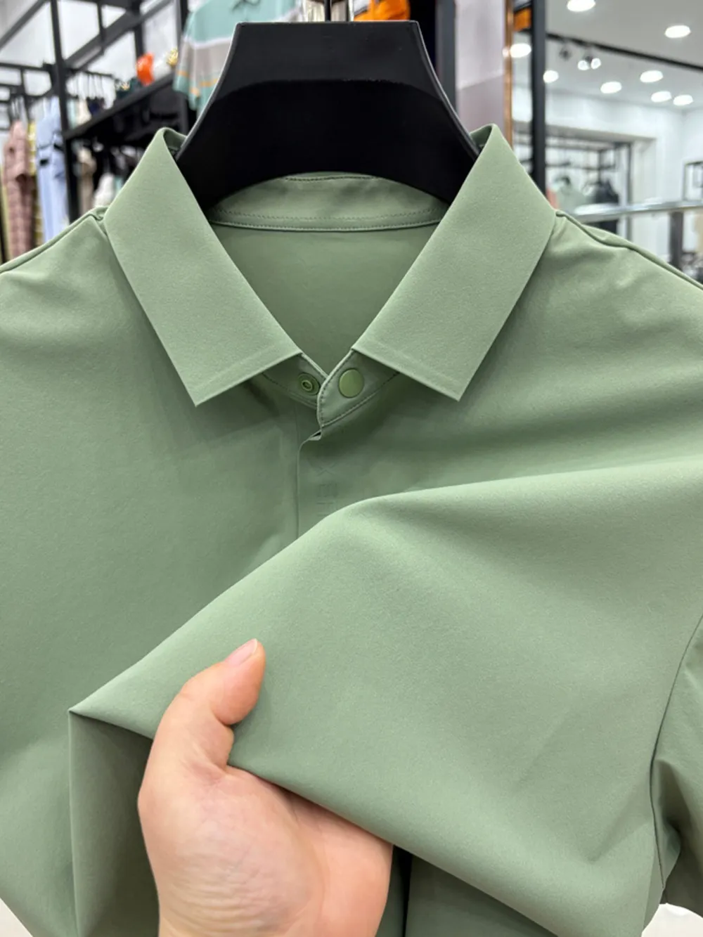 Men's Plus Size Short Sleeve Polo, image 4